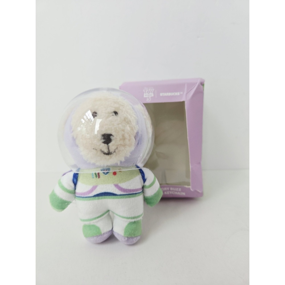 Starbucks Toy Story 5 Bearista Keychain plush w/ box Buzz Lightyear Korea
